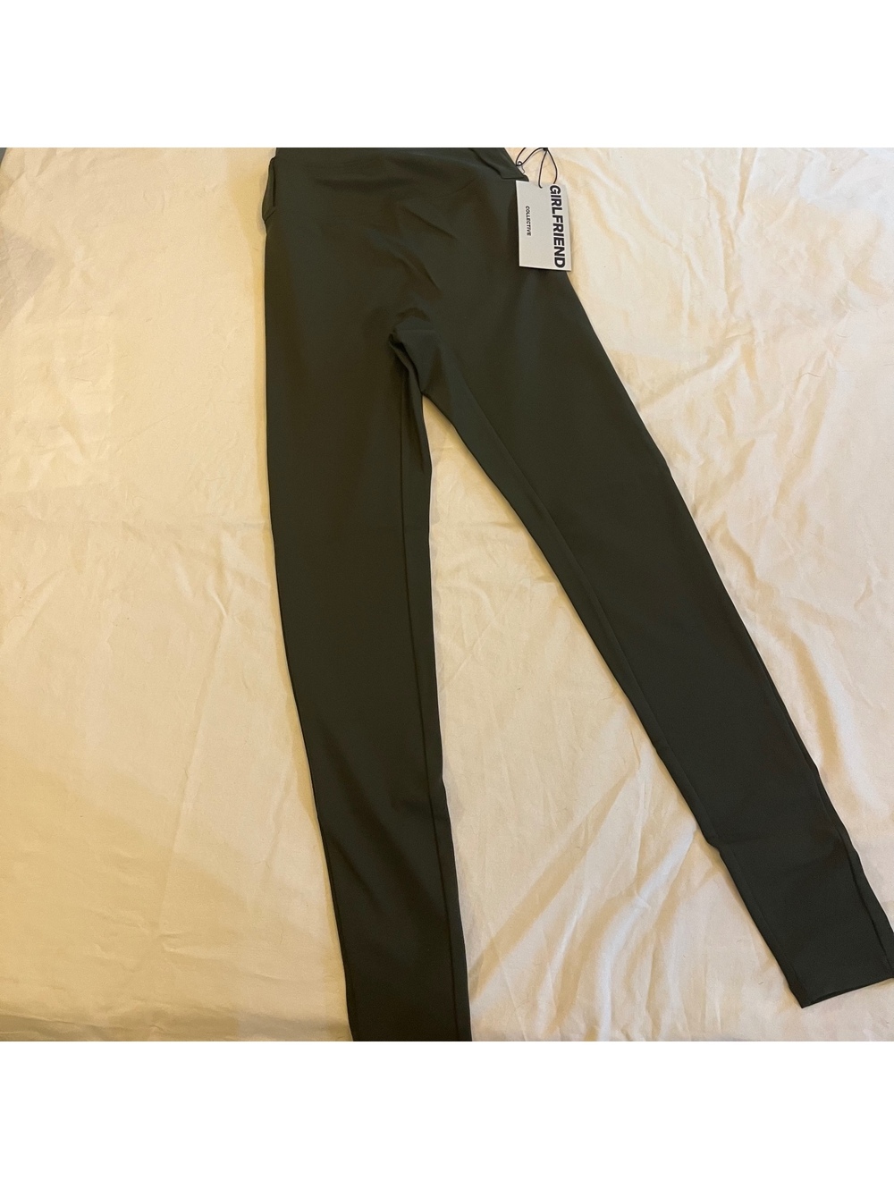 New Girlfriend Collective Compressive Leggings Belt Loops High Rise Raisin XXS